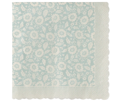 Maileg Servietten Blumen – Blau
