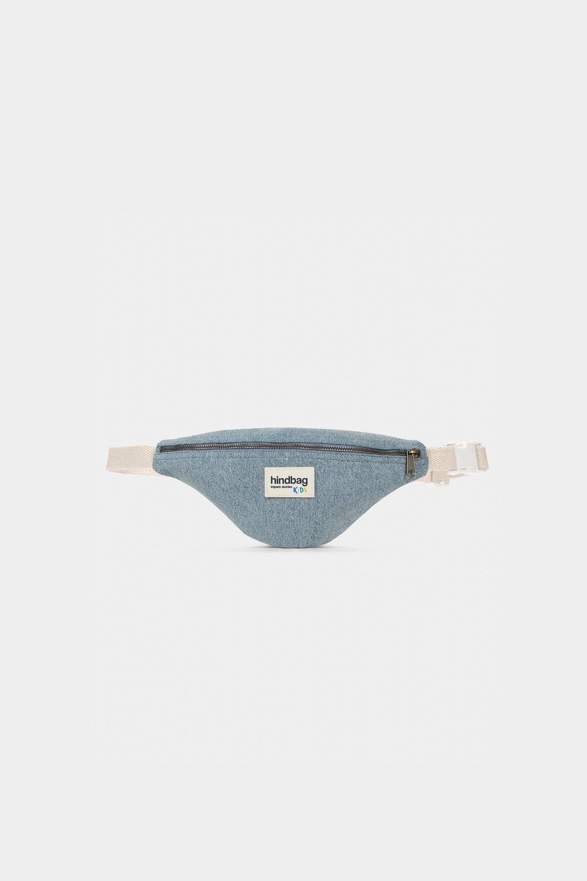 Hindbag Augustin Kinder-Gürteltasche – Denim Blau