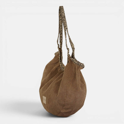 La Mur Line Shopper Toast – Cord Braun/Leo
