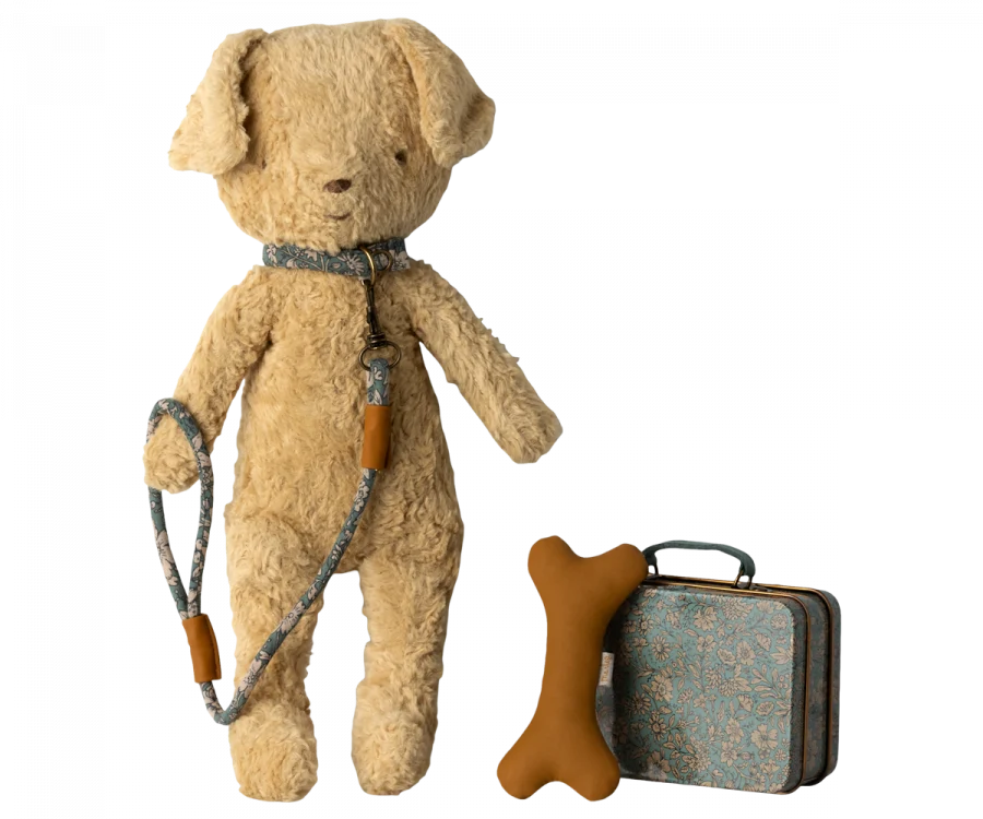 Maileg Hunde-Accessoires im Koffer – Blau