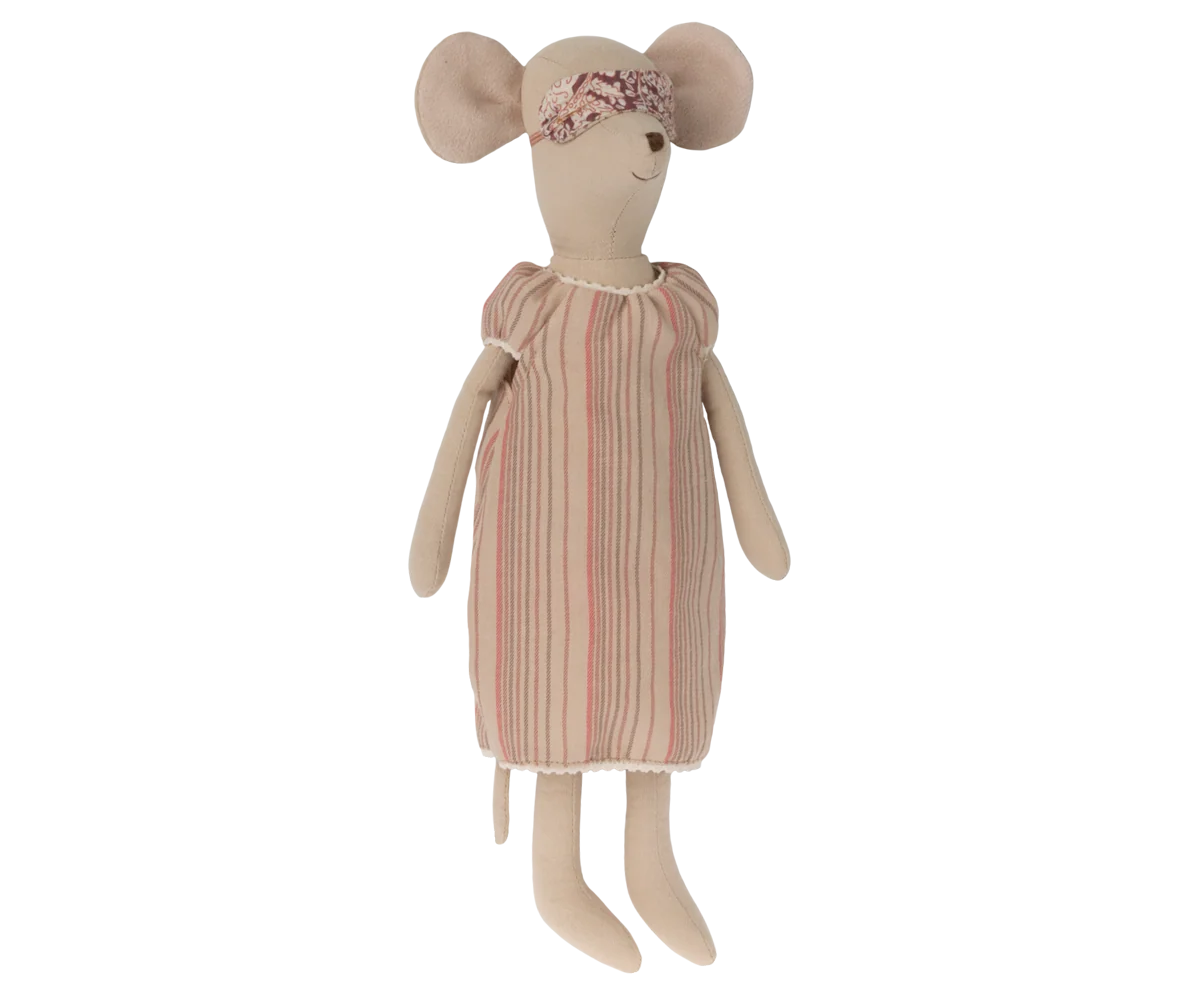 Maileg Nachthemd & Schlafmaske – Medium Maus