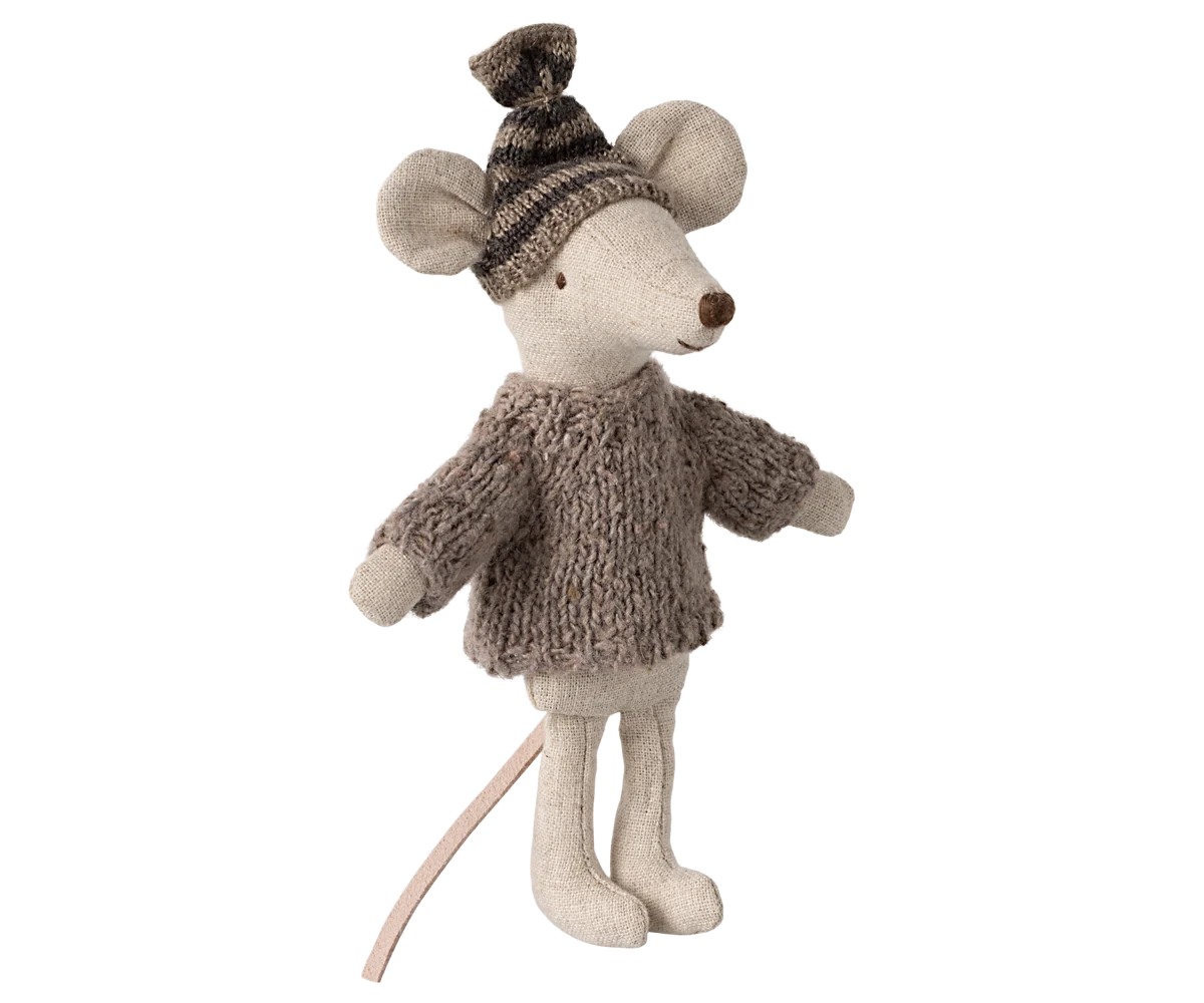 Maileg Strickpullover & Mütze – Großer Bruder Maus
