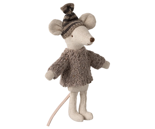 Maileg Strickpullover & Mütze – Großer Bruder Maus