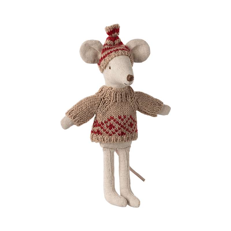 Maileg Strickpullover & Mütze – Mama Maus