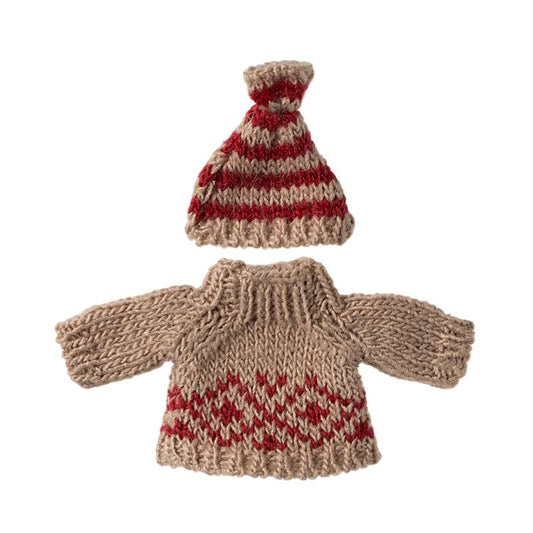 Maileg Strickpullover & Mütze – Mama Maus