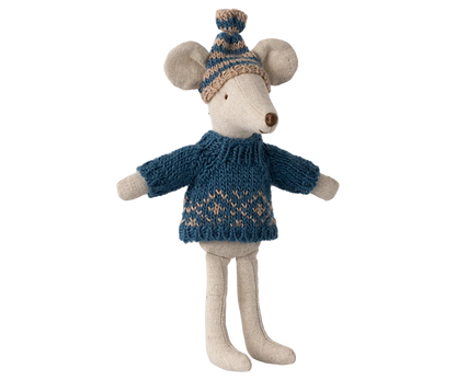 Maileg Strickpullover & Mütze – Papa Maus