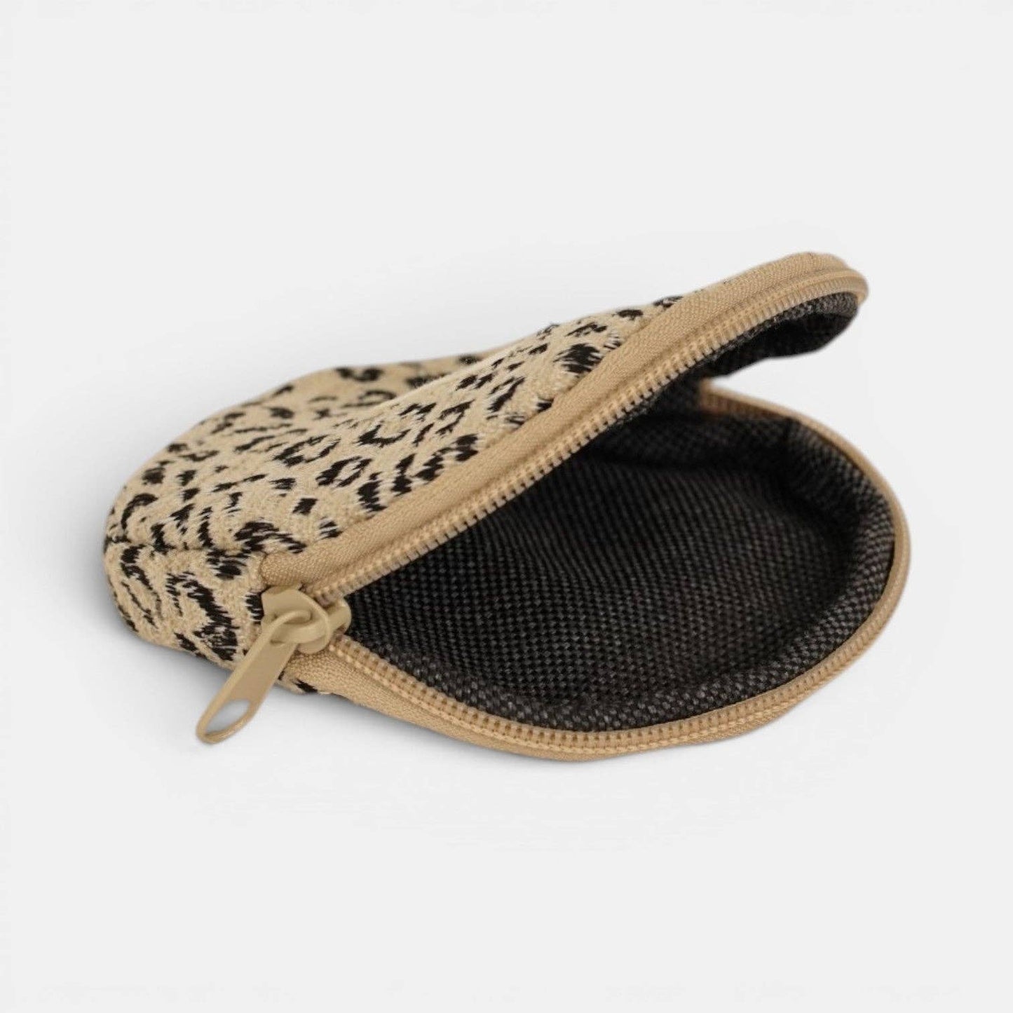 Rundes Portemonnaie KOTO – Leo Beige