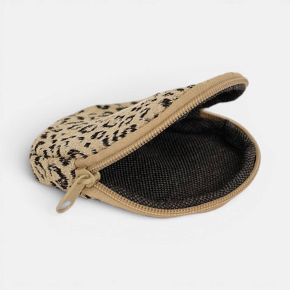 Rundes Portemonnaie KOTO – Leo Beige