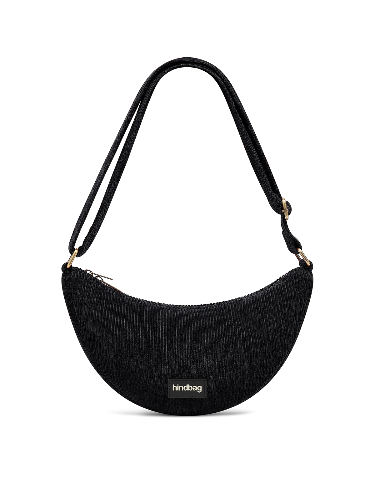 Hindbag Halbmondtasche Andrea Cord – Schwarz