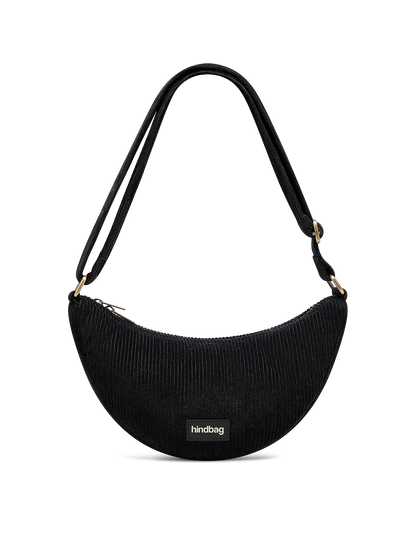 Hindbag Halbmondtasche Andrea Cord – Schwarz