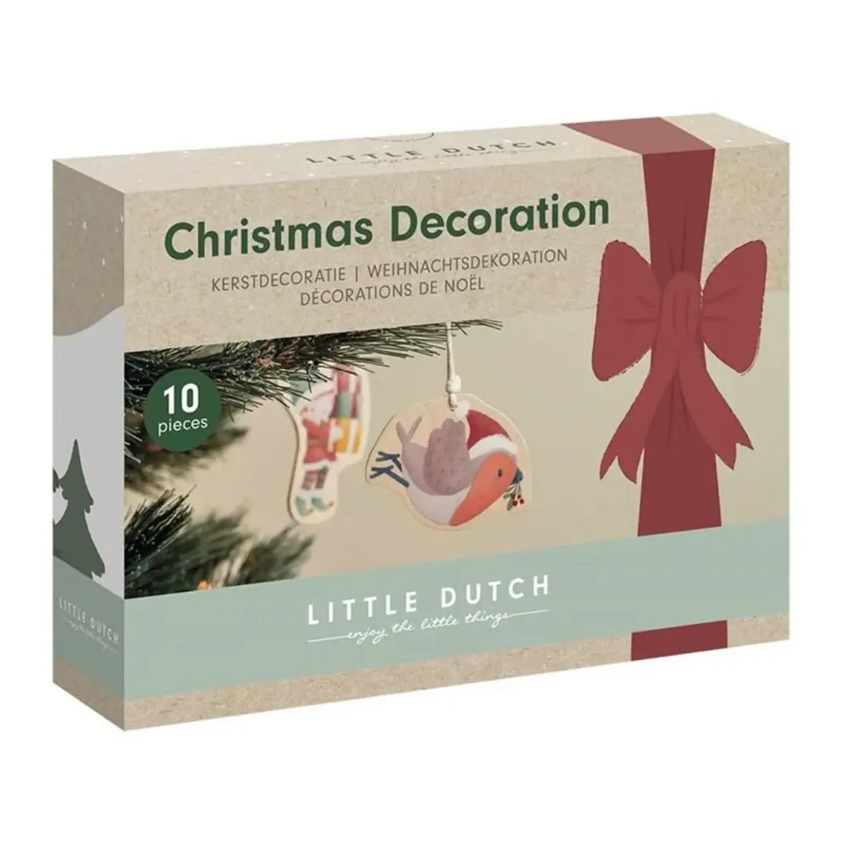 Little Dutch Weihnachtsbaumschmuck aus Holz – Christmas Collection