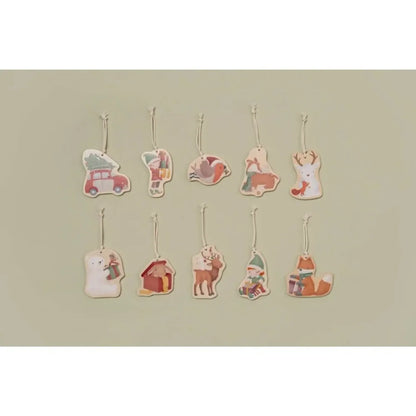 Little Dutch Weihnachtsbaumschmuck aus Holz – Christmas Collection