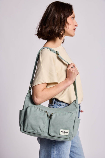 Hindbag Emile Umhängetasche – Salbeigrün