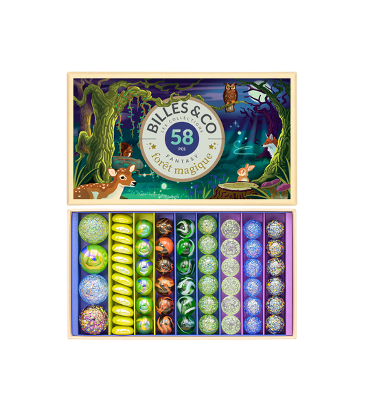 Billes & Co Großes Murmelset Magischer Wald