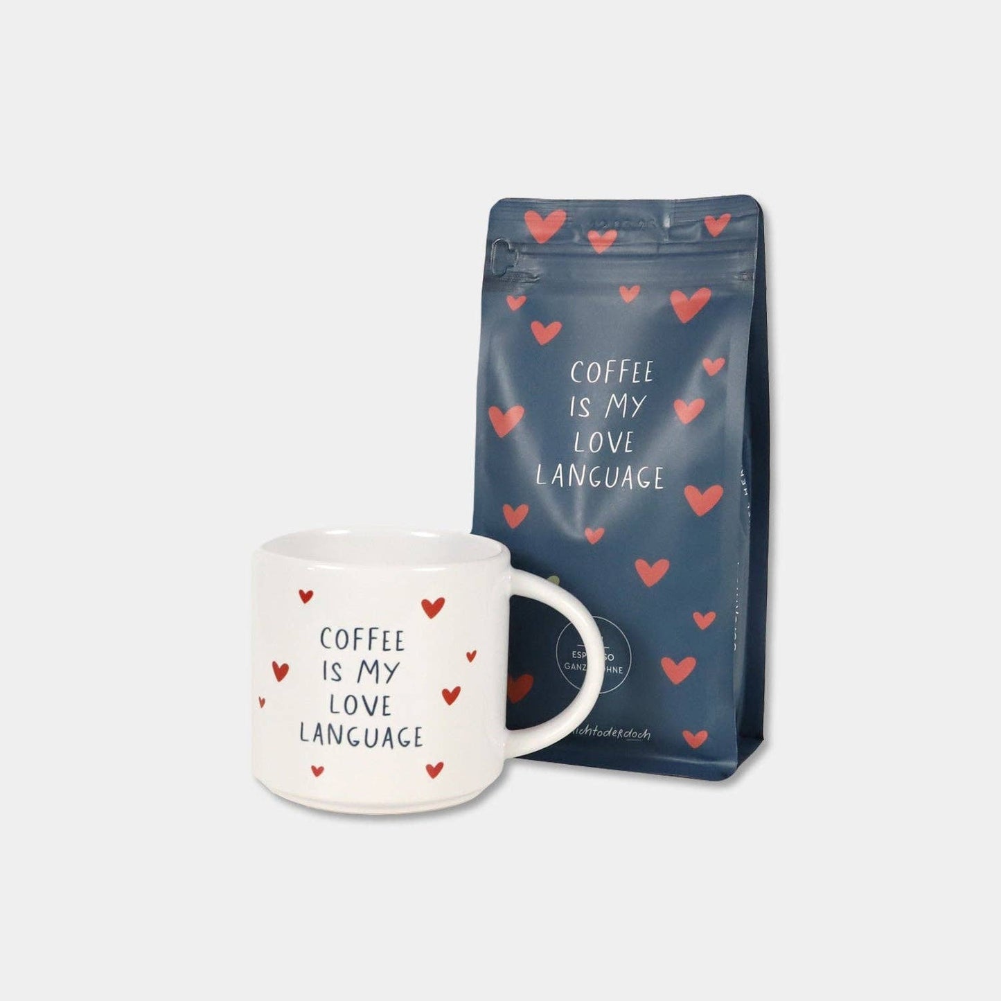 Bundle Tasse & Kaffee „Love Language“ – Ganze Bohne, 250 g