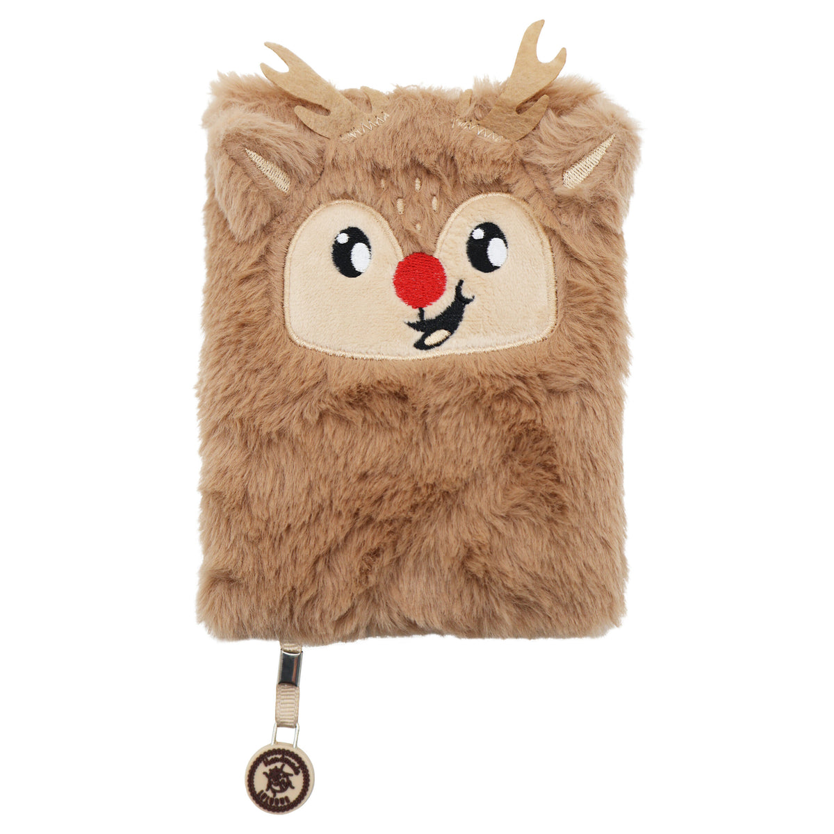 Plüsch-Notizbuch Rentier Rudy – Winter Animals A6