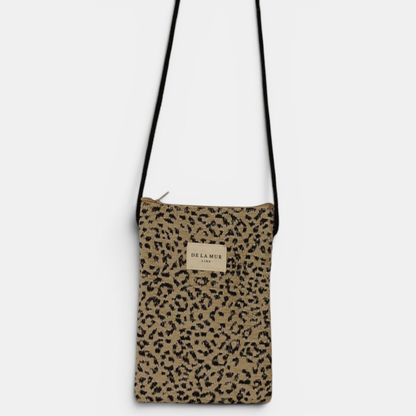 La Mur Line Handytasche Koto – Leo Beige/Schwarz