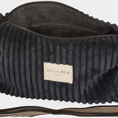 De La Mur Line Clutch CURLY – Schwarz