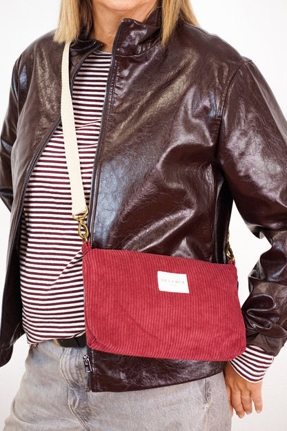 De La Mur Line Clutch ARDE – Bordeaux