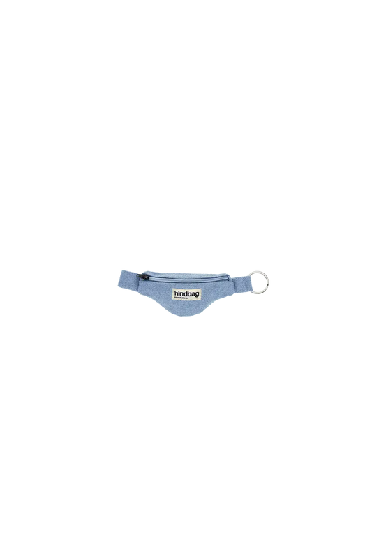Hindbag Côme Schlüsselanhänger – Denim Blau