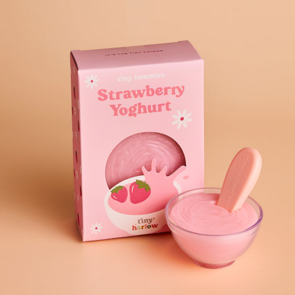 Tiny Harlow Strawberry Yogurt Bowl – Erdbeerjoghurt für Puppen