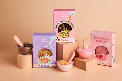 Tiny Harlow Strawberry Yogurt Bowl – Erdbeerjoghurt für Puppen