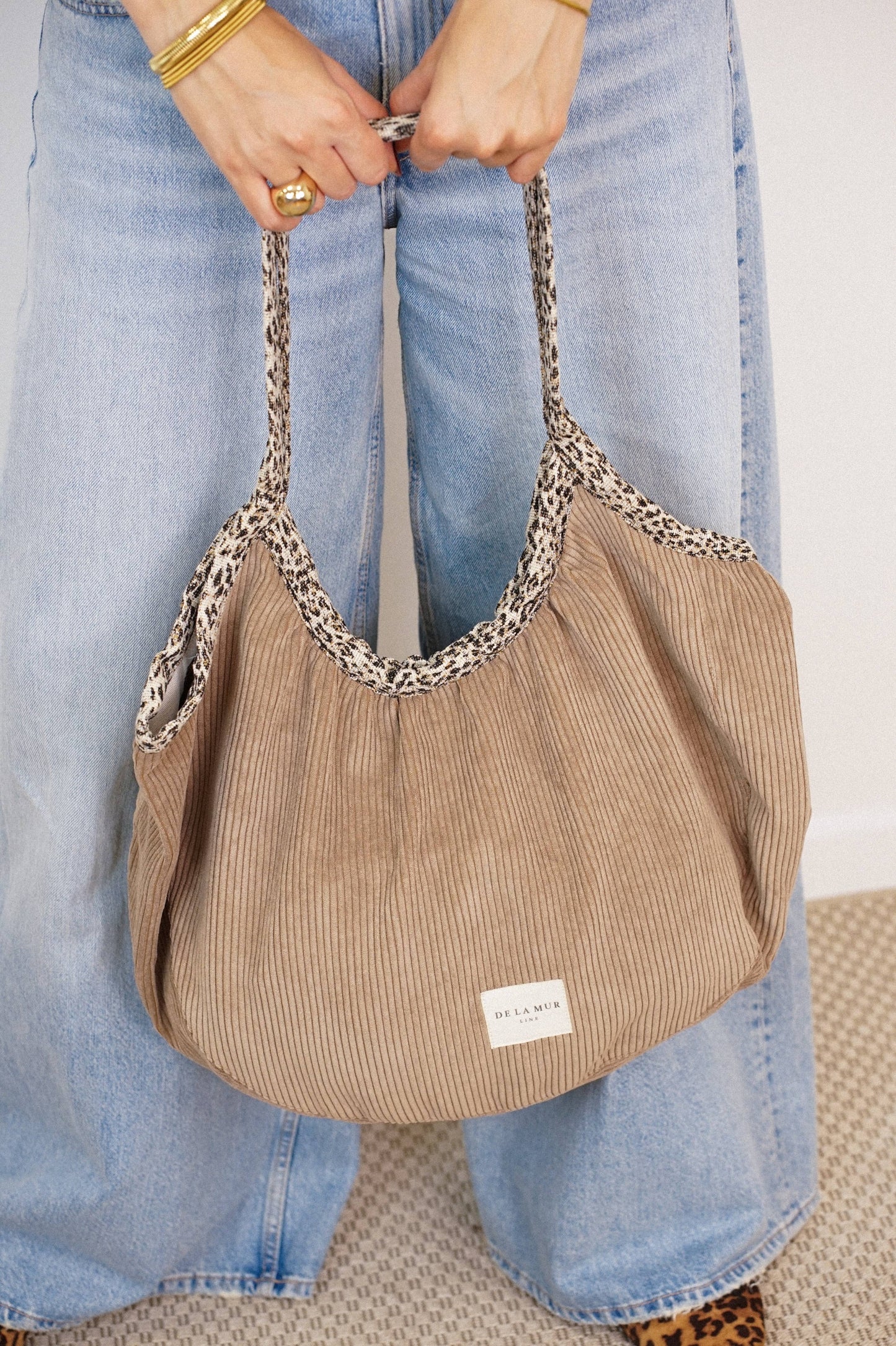 La Mur Line Shopper Toast – Cord Braun/Leo