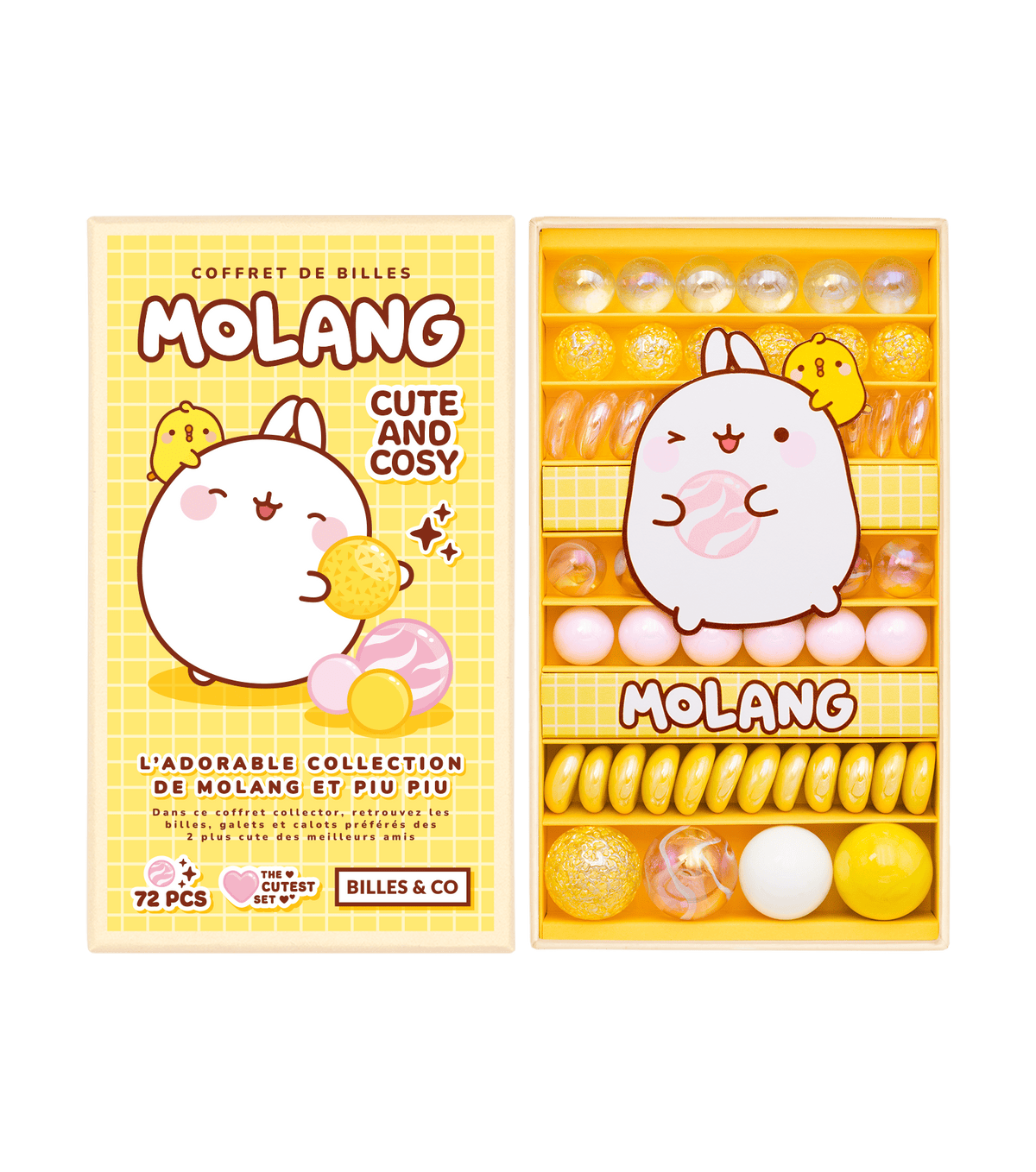 Billes & Co Großes Molang-Murmelset