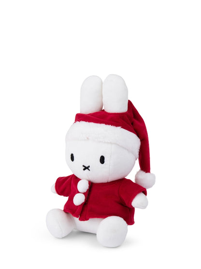 Bon Ton Toys Miffy Santa Kuscheltier – Weihnachts-Miffy, 23 cm