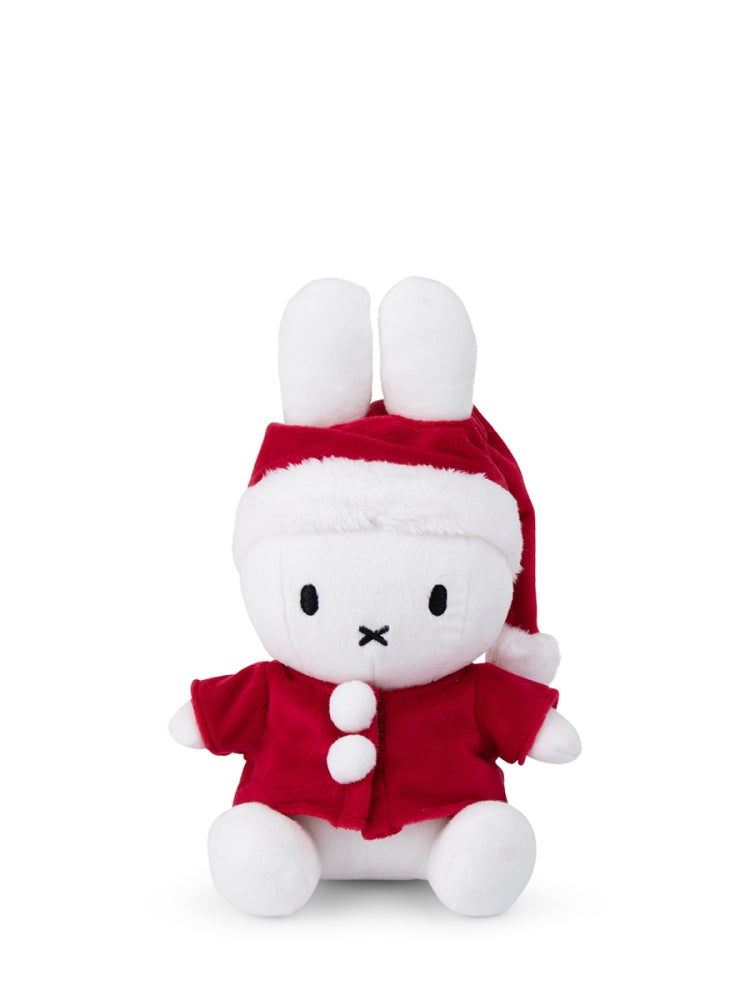 Bon Ton Toys Miffy Santa Kuscheltier – Weihnachts-Miffy, 23 cm