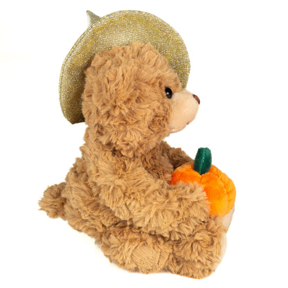 Teddy Hermann Halloween-Teddy mit Kürbis