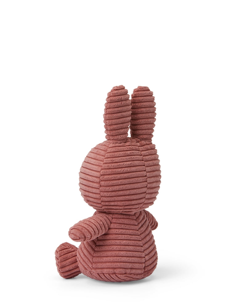 Miffy ECO Corduroy Kuscheltier – Dusty Rose, 23 cm