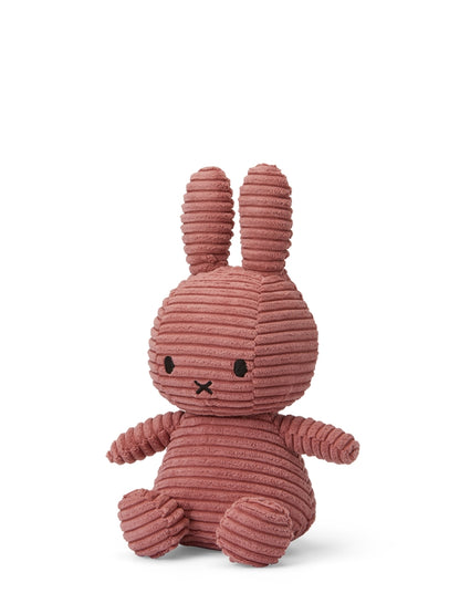 Miffy ECO Corduroy Kuscheltier – Dusty Rose, 23 cm