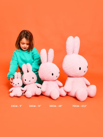 Miffy ECO Corduroy Kuscheltier – Olive Green, 23 cm