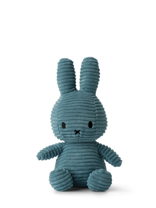 Miffy ECO Corduroy Kuscheltier – Aviator Blue, 23 cm