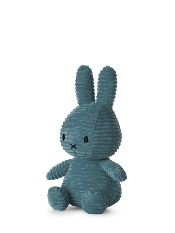 Miffy ECO Corduroy Kuscheltier – Aviator Blue, 23 cm