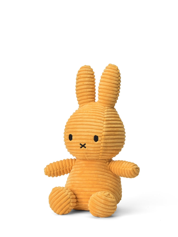 Miffy ECO Corduroy Kuscheltier – Gelb, 23 cm