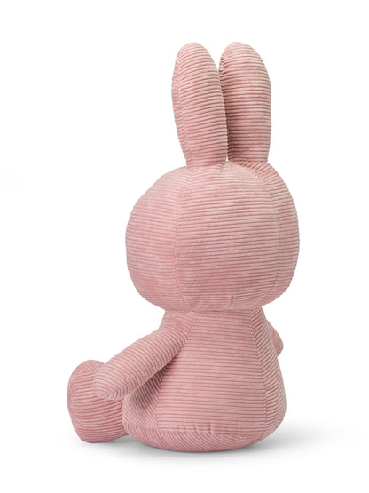 Miffy ECO Corduroy Kuscheltier XXL – Pink, 70 cm