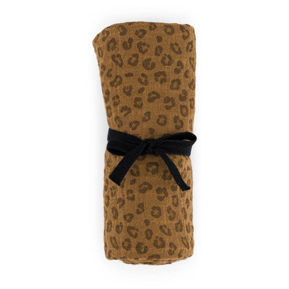 Rose in April Schal BIANCA – Mini Leopard Cumin