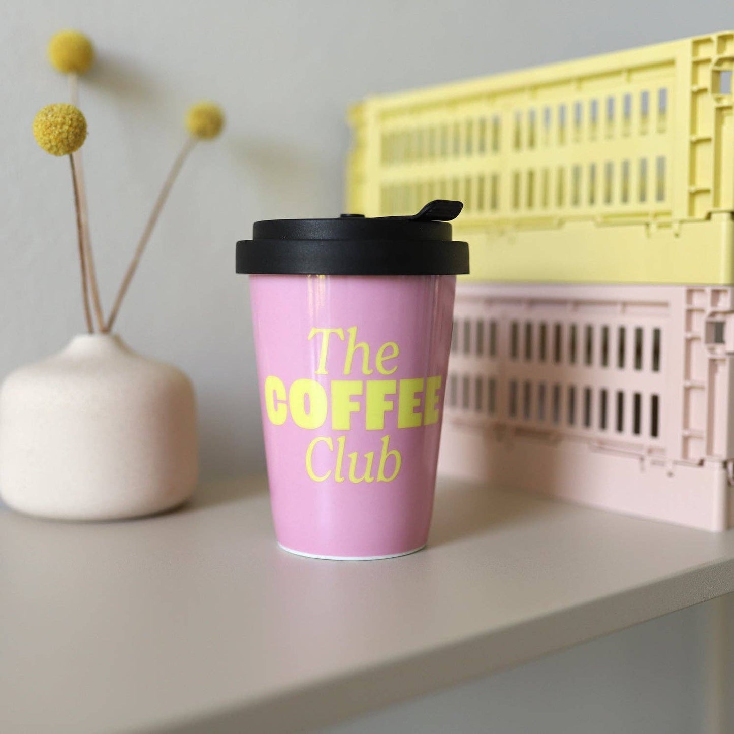Coffee-to-go-Becher The Coffee Club – Rosa