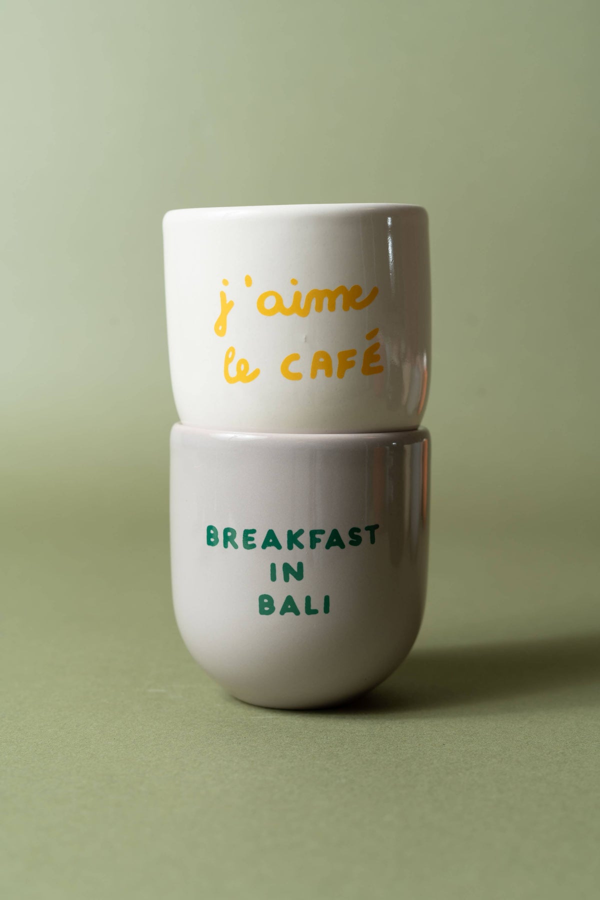 SISI Cup – J’aime le café | Weiß & Gelb