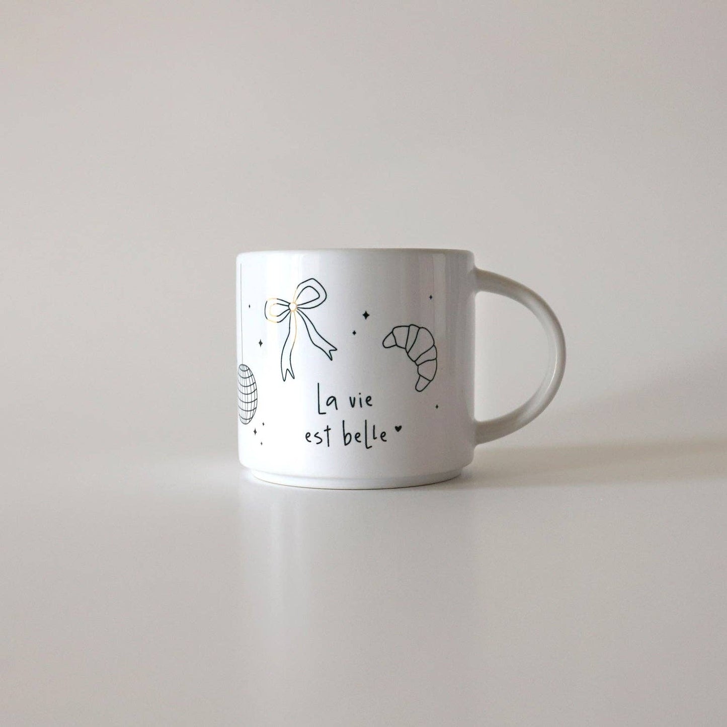 Bundle Tasse & Kaffee „La vie“ – Ganze Bohne, 250 g