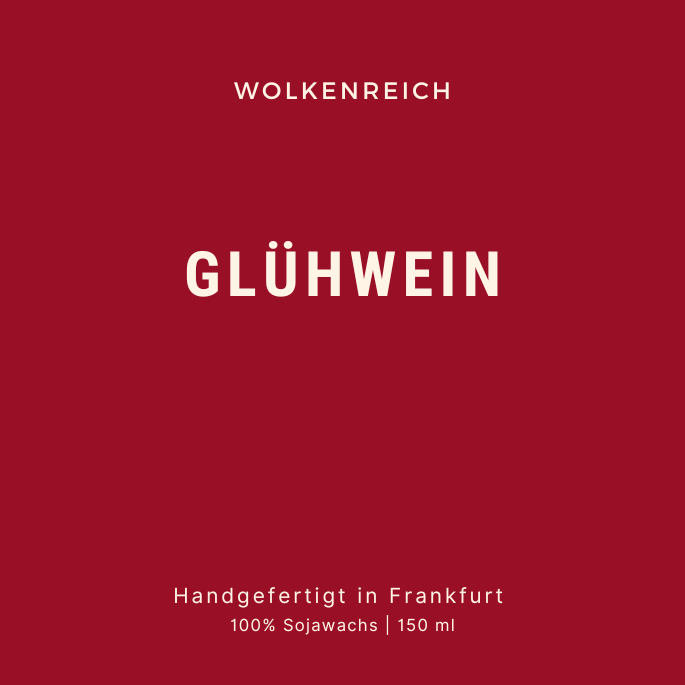 Wolkenreich Duftkerze – Glühwein