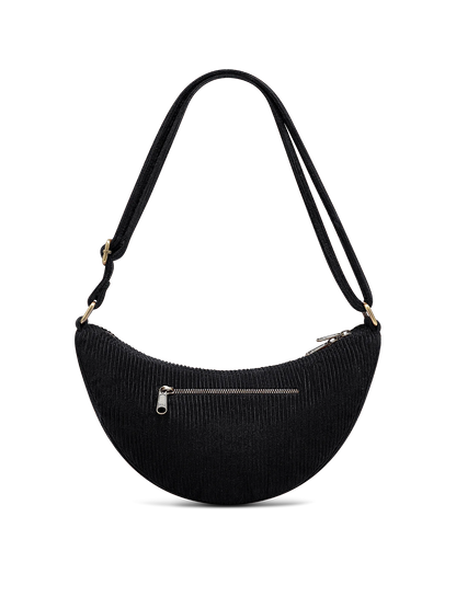 Hindbag Halbmondtasche Andrea Cord – Schwarz