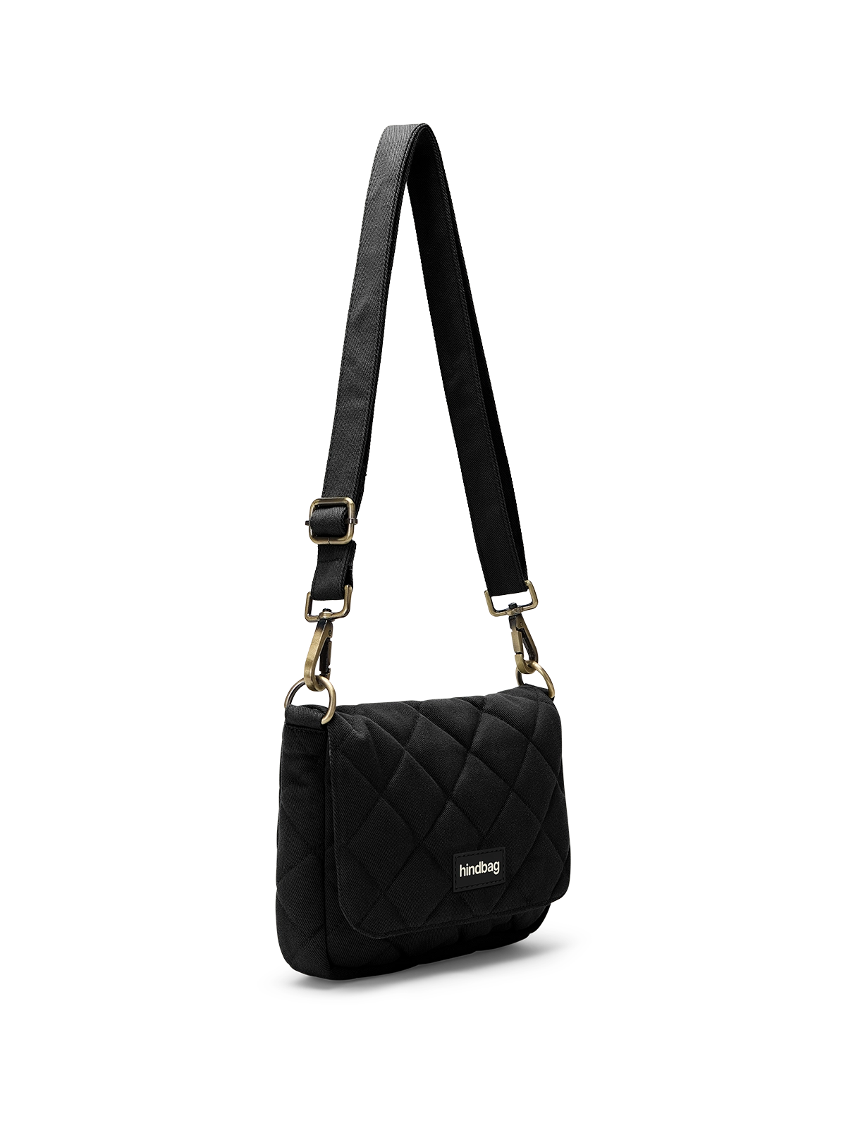 Hindbag Margault – Gesteppte Handtasche in Schwarz