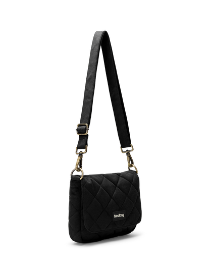 Hindbag Margault – Gesteppte Handtasche in Schwarz