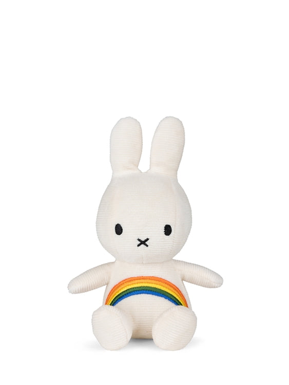 Miffy Rainbow Kuscheltier – Offwhite, 18 cm