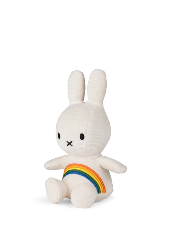 Miffy Rainbow Kuscheltier – Offwhite, 18 cm