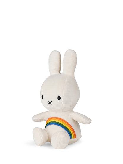 Miffy Rainbow Kuscheltier – Offwhite, 18 cm
