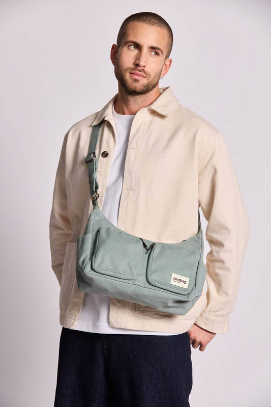 Hindbag Emile Umhängetasche – Salbeigrün